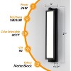 3 Color Temperature Dimmable Black Bathroom Vanity Light Bar 27inch 26W LED Modern Matte Black Bathroom Wall Lighting Fixtures Over Mirror - 3 of 4