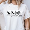 Teacher The Inspirational Element T-Shirt, Periodic Table Appreciation Tee| OrnamentallyYou - 2 of 4