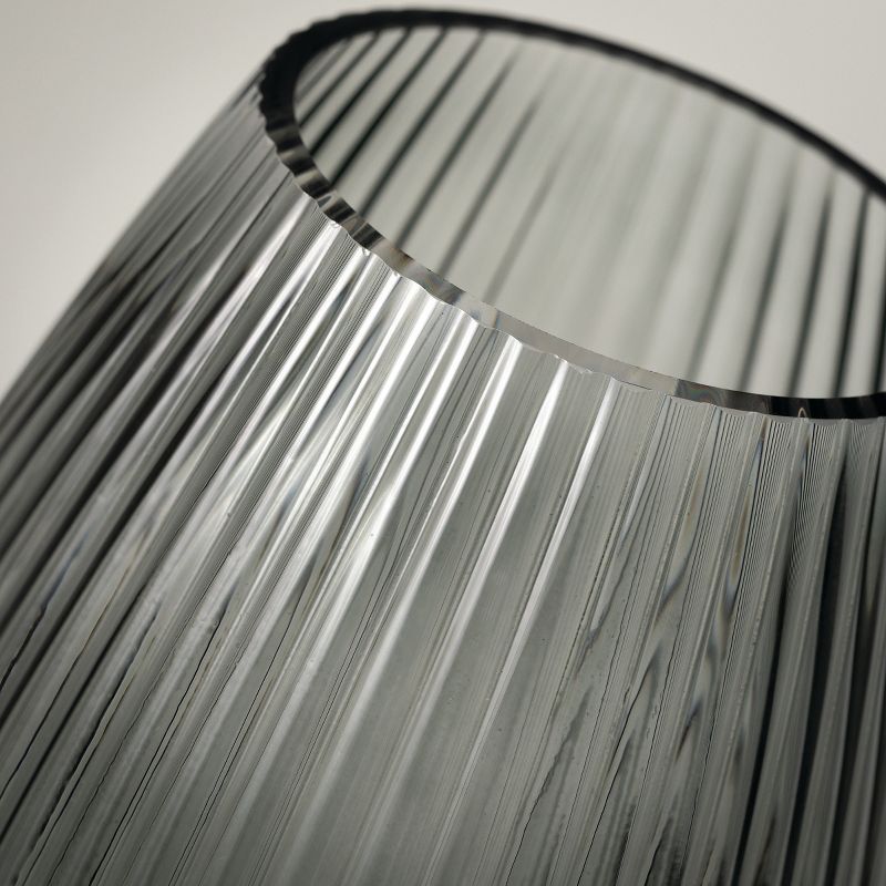 Ribbed Glass Vase, 2 of 8