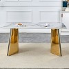 Avatar 31.5'' Modern Cross Leg Round Dining Table,Occasional Table,Two Piece Removable Top, Matte Finish Iron Legs-The Pop Home - 3 of 4