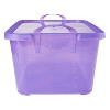 Life Story Multi-Purpose 55 Quart Stackable Storage Container with Secure Snapping Lids for Home Organization - 3 of 4
