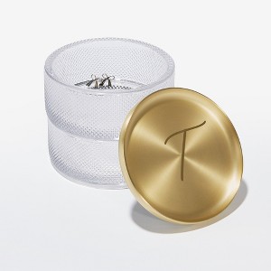 Delicate Touch Gold and Glass Jewelry Box - 1 of 4