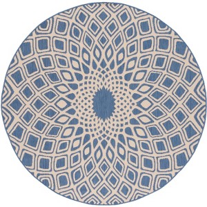 Courtyard CY6616 UV & Stain Resistant Non-Shedding Power Loomed Indoor/Outdoor Rugs - Safavieh - 1 of 4