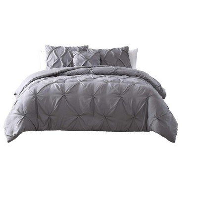 The Nesting Company Spruce 4 Piece Comforter Set - Gray