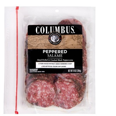 Columbus Peppered Salame Deli Meats - 10oz
