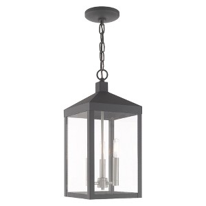 Livex Lighting Nyack 3 - Light Pendant in  Scandinavian Gray - 1 of 4