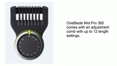Philips Norelco Oneblade 360 Mid-pro Rechargeable Men's Electric Shaver And  Trimmer - Qp6531/70 : Target