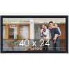 PosterPalooza | Slim Profile Black Picture Frame - UV Acrylic, Backing Board, Hanging Hardware Included - 2 of 4