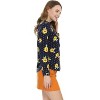Allegra K Women's Ruffled Tie Neck Long Sleeves Floral Polka Dots Blouse Tops - 4 of 4