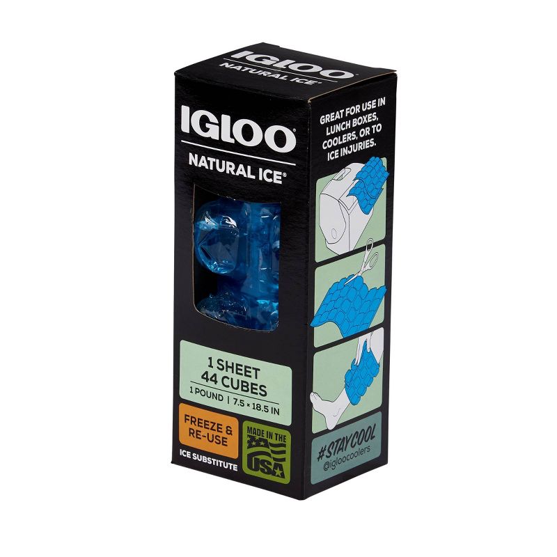 Igloo Natural Refreezable Ice Cubes - 1lb, 5 of 9