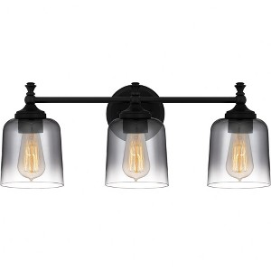 Quoizel Lighting Jenson 3 - Light Vanity in  Matte Black - 1 of 4