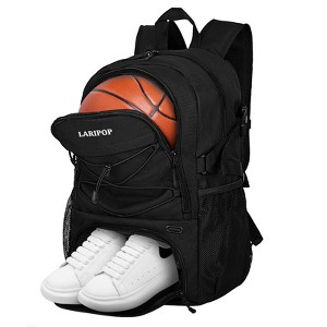 Generic Basketball Bag,Basketball Backpack with Shoe Compartment and Ball Holder - 1 of 4