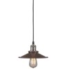 Chloe Lighting Butler Industrial-Style 1 Light Rubbed Bronze Ceiling Mini Pendant 9" Shade - 2 of 2