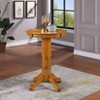 42" Florence Bar Height Table Fruitwood Brown - Boraam: Sturdy Hardwood, Claw Foot, Pub Style - 4 of 4