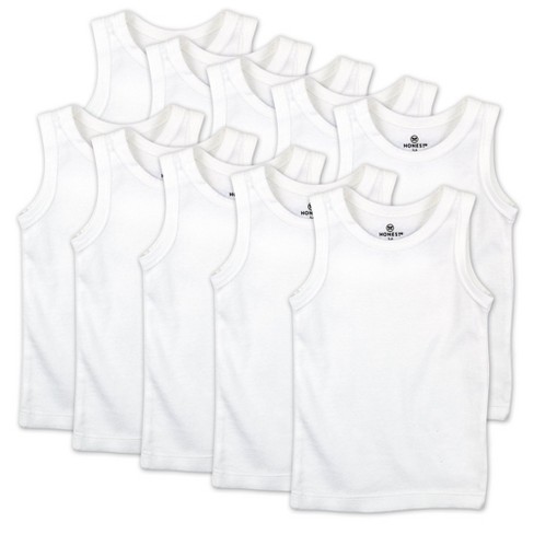 Honest Baby 10-Pack Honestly Pure Organic Cotton Sleeveless Muscle T-Shirts - image 1 of 2