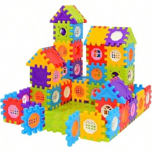 180 - Piece STEM Building Blocks - Interlocking Toy Sets,Helps Fine Motor Development - 1 of 3