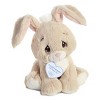 Aurora Small Floppy Bunny Precious Moments Inspirational Stuffed Animal Tan 8.5" - 4 of 4