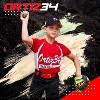 Ortiz34 Youth T-Ball Set, 25" Aluminum Bat (-10 Drop), Foam Core T-Ball, 9" Lightweight Glove, Graffiti Print (Volt) - 2 of 4
