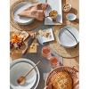 tagltd Whiteware Porcelain Dinnerware Cereal Pasta Bowl 20 oz. Dishwasher Safe - 2 of 3