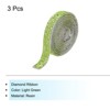Unique Bargains Self-Adhesive DIY Crafts Decorations Crystal Rhinestone Diamond Ribbon 3 Rolls - 3 of 4
