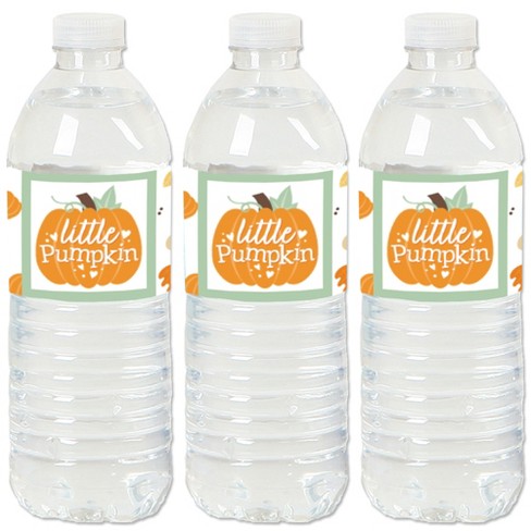 Big Dot Of Happiness Girl Little Pumpkin - Fall Birthday Party Or Baby  Shower Water Bottle Sticker Labels - Set Of 20 : Target
