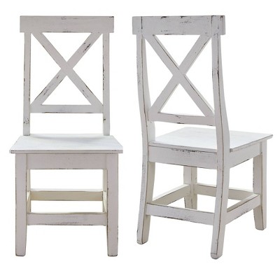 Single white wooden chair hot sale