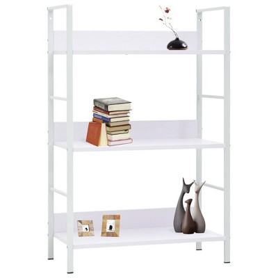 vidaXL Book Shelf Storage Bookcase Rack Organizer Furniture Engineered Wood - White 35.6"