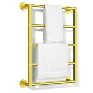 SUGIFT Wall Mounted Stainless Steel Towel Storage Rack - 1 of 4