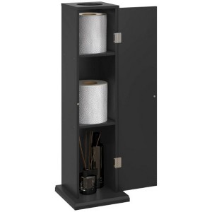 Restroom Tissue Holder Cabinet: Elegant Solution for Storing Rolls - 1 of 4