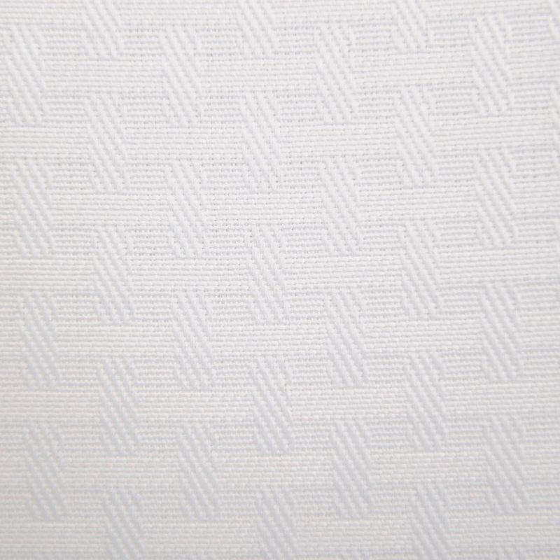 Basketweave Shower Curtain White - Moda at Home, 3 of 6
