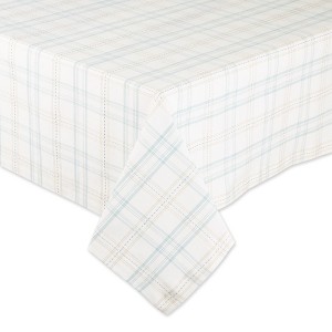 Design Imports Cottontail Garden Plaid Tablecloth, 60X84-Inch - 1 of 3