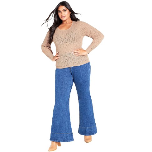 Avenue Women's Plus Size Mia Sweater - image 1 of 4