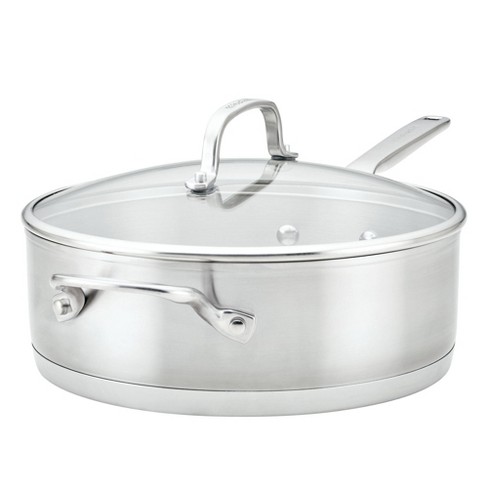 KitchenAid Stainless Steel 5-Ply 8-Qt. Covered Stockpot + Reviews