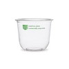 Vegware 12 oz Bella Pot Clear PLA Compostable - Pack of 50 - 2 of 3