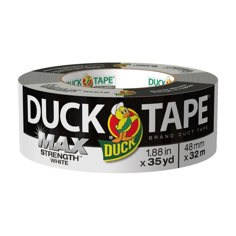Duck MAX Strength 1.88 in. W X 35 yd L White Duct Tape, 1 of 2