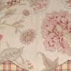 RLF Home Venetia Petticoat 3" Rod Pocket Lining Luxurious and Elegant Window Treatment Valance 50" x 15" Pink - 4 of 4
