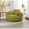 Lyngins Chenille Bean Bag Sofas for Kids and Adults,Fluffy Lazy Sofa Chairs with High-Resilience Sponge Padding for Living Room - 2 of 4