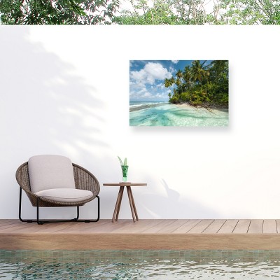 Trademark Fine Art - Stefan Hefele  Turquoise Bay Matted Framed Art