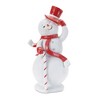 Snowman with Candy Cane Figurines (Set of 2 - 4 of 4