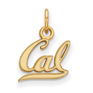 Black Bow Jewelry 14k Yellow Gold California Berkeley Golden Bears NCAA Extra Small Pendant - 1 of 3