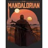 Women's Star Wars The Mandalorian Boba Fett Sunset Helmet T-Shirt - 2 of 4