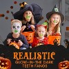 Vampire Teeth for Kids, White Fake Fangs for Costume, Dress-Up, Pretend Play, 12 Pack Halloween Party Favors - 3 of 4