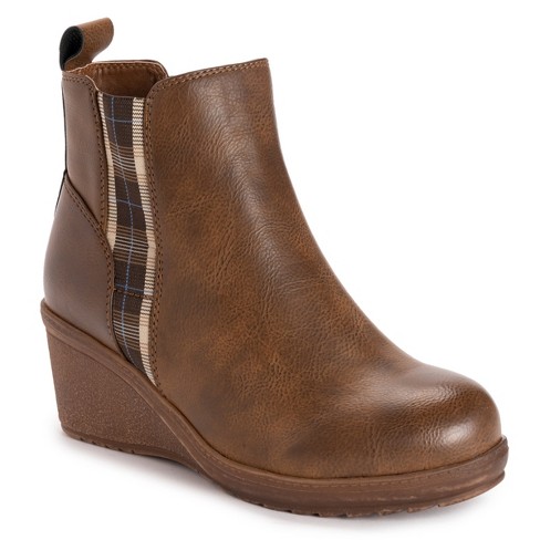Stivaletti MUK LUKS England Oxford Donna - Zeppa 6.3cm Con