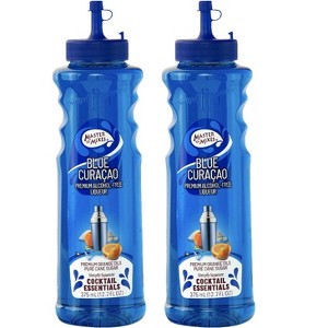 Master of Mixes Cocktail Essentials Blue Curacao Syrup - 375ml Bottle (12.7 Fl Oz) - Mixer Perfect for Bartenders and Mixologists - 1 of 3