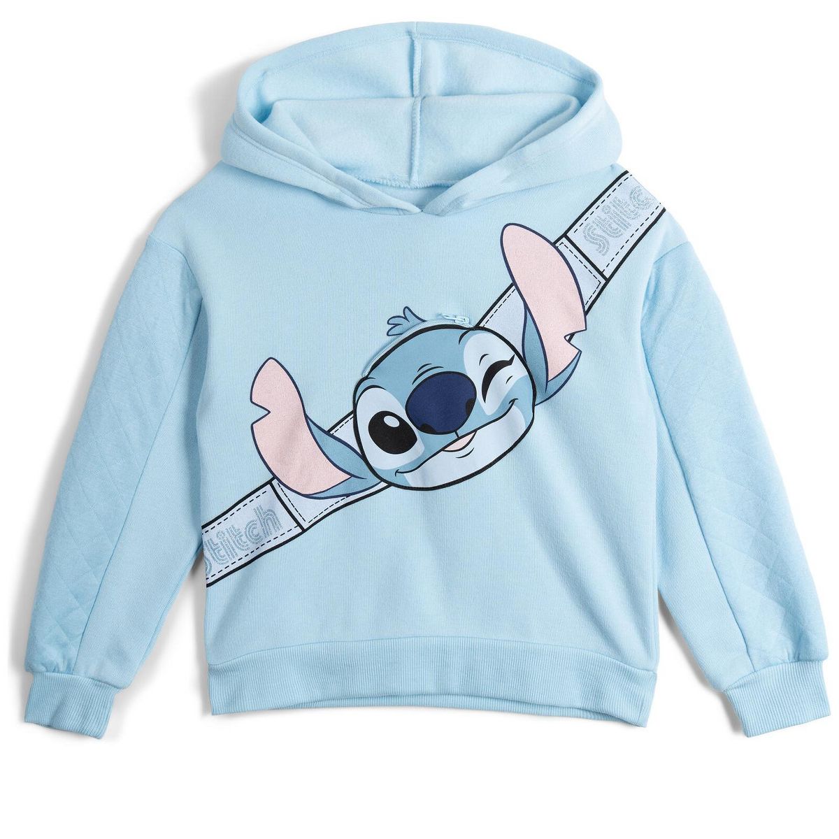 Disney Junior Fleece Drop Shoulder Pullover Hoodie and Jogger Pants Outfit Set - thumbnail 2