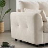 Whisen Modular Sectional Sofa with Movable Storage Ottoman and Console, Wide Seat,6 Seat U Shaped Couch, Oversized Chenille Sofa - 3 of 4