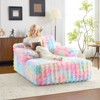 Karl Home |Upholstered Velvet Boneless Couch Sleeper Sofa Bed - 3 of 4
