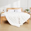 Itopfox White Faux Fur Bubble Throw Blanket for Couch, Sofa, Bedroom & Living Room, Cozy Warm Fluffy Blanket for Winter Great Birthday Gift Selection - 4 of 4