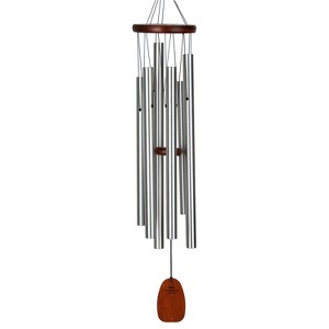 Woodstock Wind Chimes Signature Collection  Latin Trio Silver Wind Chime - 1 of 4