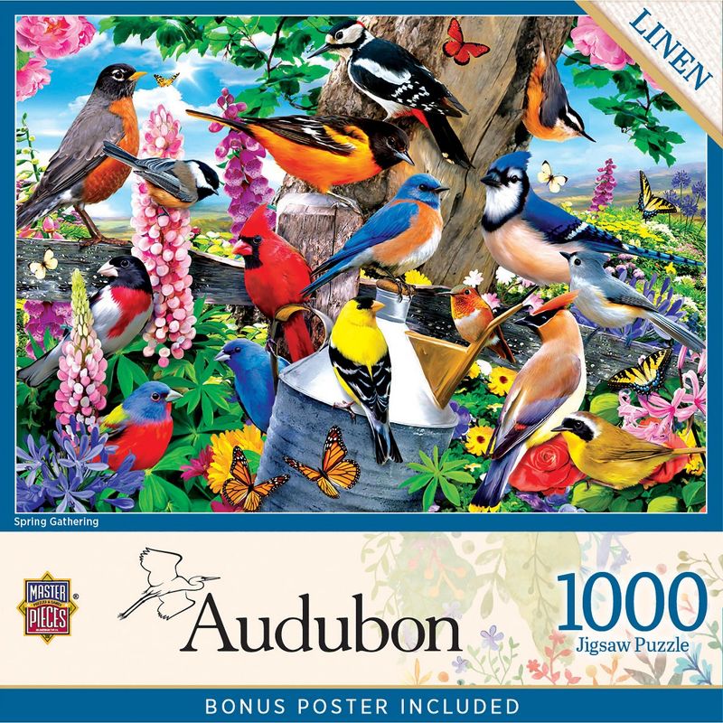 MasterPieces 1000 Piece Jigsaw Puzzle for Adults - Spring Gathering - 19.25"x26.75", 1 of 9